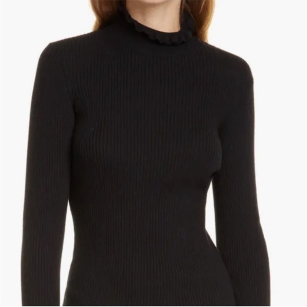 FRAME Ruffle Neck Sweater